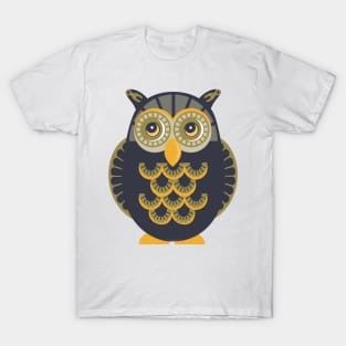 Steampunk Clockwork Owl T-Shirt